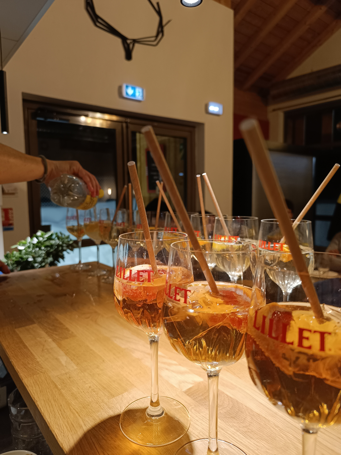 Cocktails lors d'une soirée privatisée